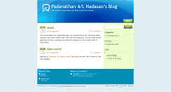 Desktop Screenshot of padanathan-pjs.blogs.smjk.edu.my